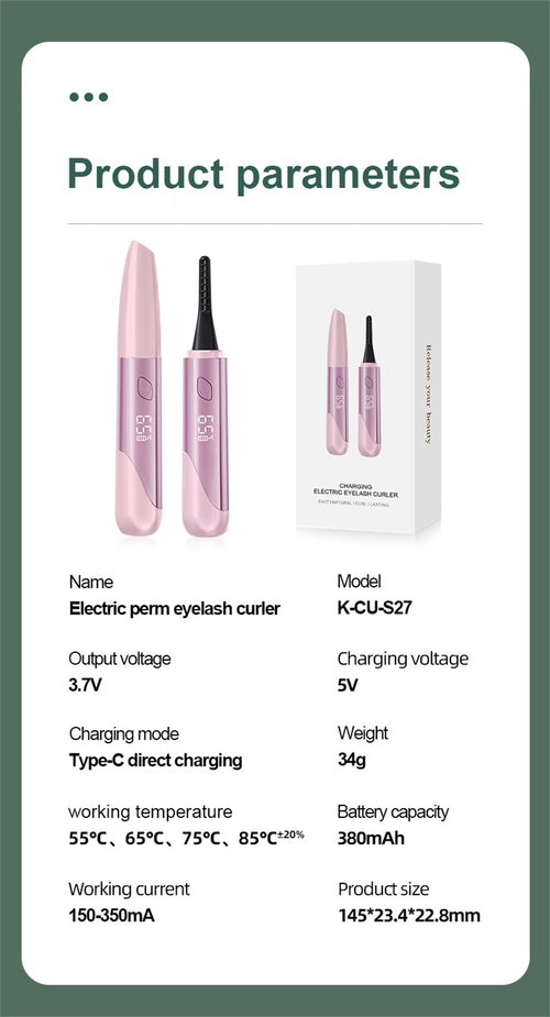 Chromal & Care Electric Heated Eyelash Curler
