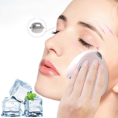 Heart Shaped Ice Roller for Face & Eyes – Cold Compress Facial Massage Tool