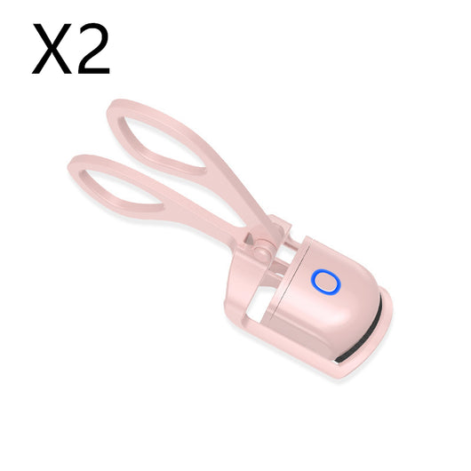 Heated Eyelash Curler Electric with Temperature Control – Mini Portable USB Rechargeable Lash Curler for Long-Lasting Lift