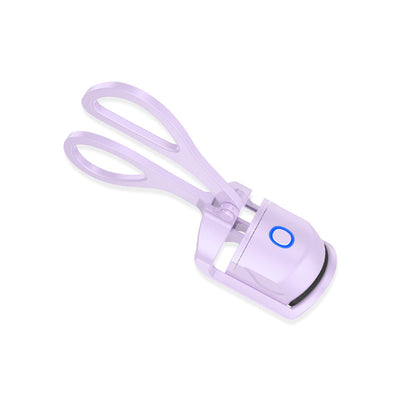 Heated Eyelash Curler Electric with Temperature Control – Mini Portable USB Rechargeable Lash Curler for Long-Lasting Lift