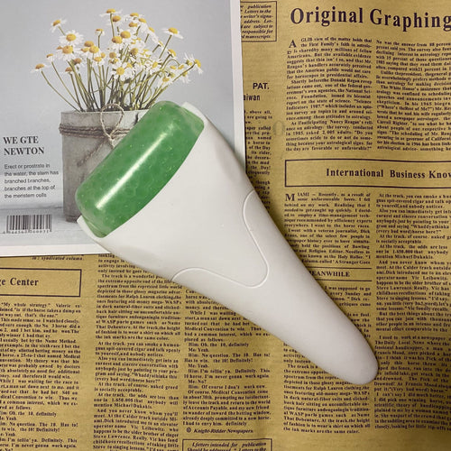 Ice Roller for Face – Smooth Skin Cosmetic Roller for Puffiness Reduction, Skin Tightening & Daily Facial Massage Therapy