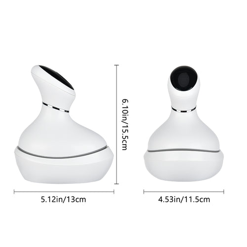Rechargeable Waterproof Deep Kneading Head Massager for Hair Growth & Stress Relief