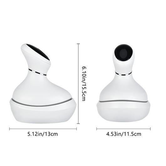 Rechargeable Waterproof Deep Kneading Head Massager for Hair Growth & Stress Relief