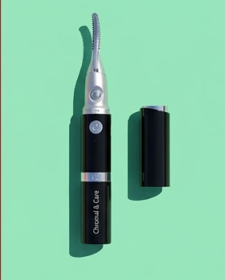 Electric Heated Eyelash Curler & Eyebrow Trimmer