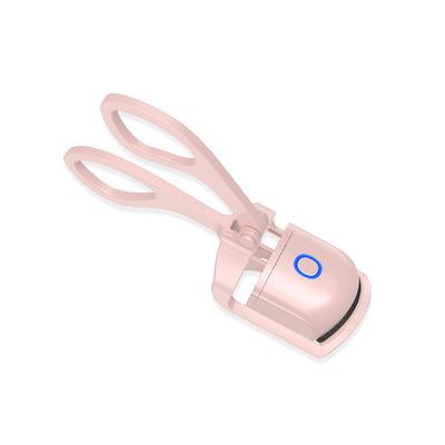 Heated Eyelash Curler Electric with Temperature Control – Mini Portable USB Rechargeable Lash Curler for Long-Lasting Lift