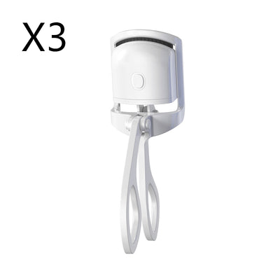 Heated Eyelash Curler Electric with Temperature Control – Mini Portable USB Rechargeable Lash Curler for Long-Lasting Lift