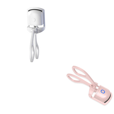 Heated Eyelash Curler Electric with Temperature Control – Mini Portable USB Rechargeable Lash Curler for Long-Lasting Lift