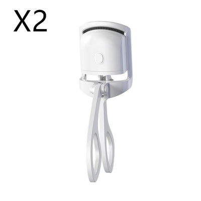 Heated Eyelash Curler Electric with Temperature Control – Mini Portable USB Rechargeable Lash Curler for Long-Lasting Lift